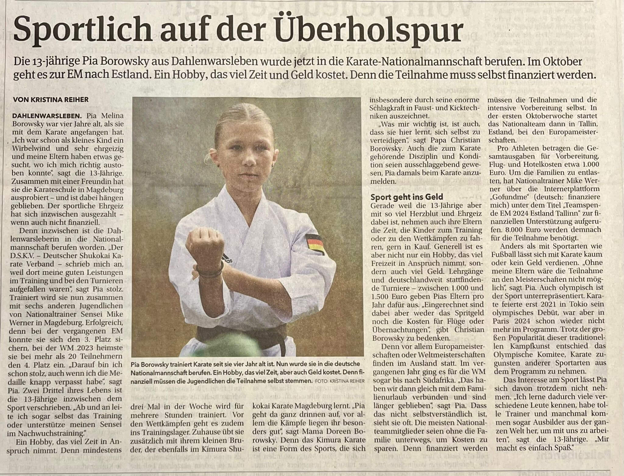 Sportlich auf der Überholspur – Pia Borowsky